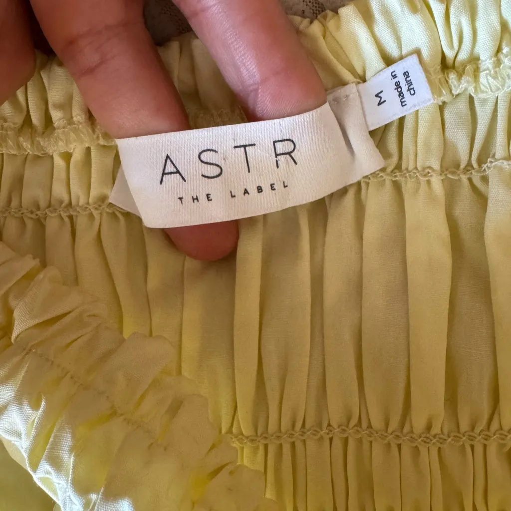 ASTR The Label x Revolve Savina Top In Lemonade Medium Puff Sleeves Casualwear - Image 10
