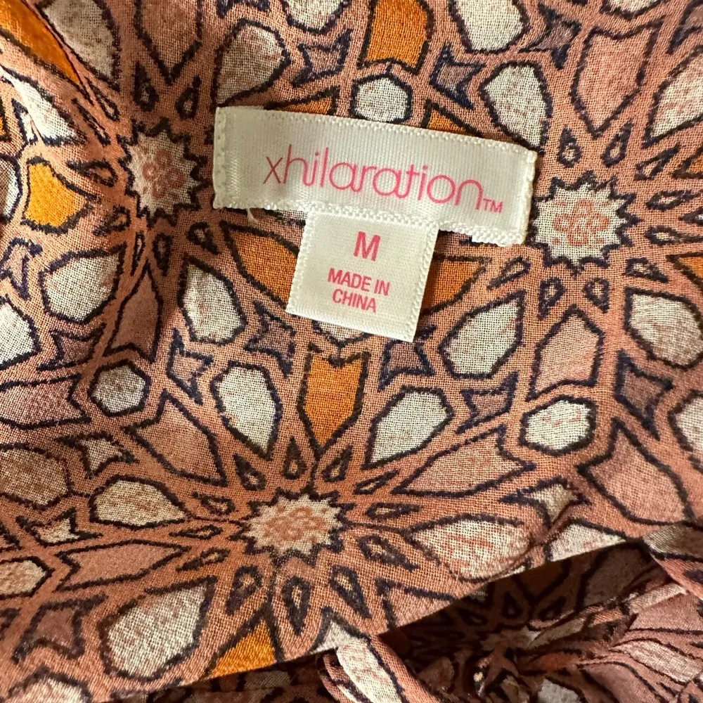 Xhilaration Very Cute Dress with Tassels Size M Like new. Only worn once. - Image 3