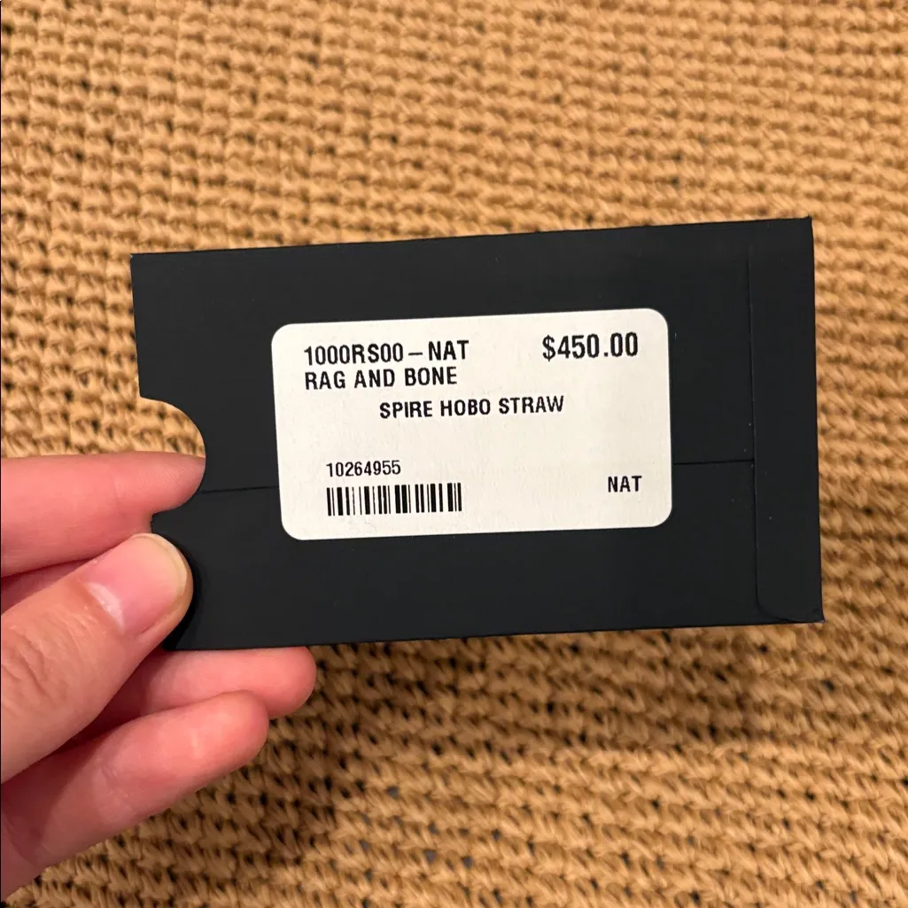Rag and Bone Mercer Medium Straw Hobo Bag - Image 10