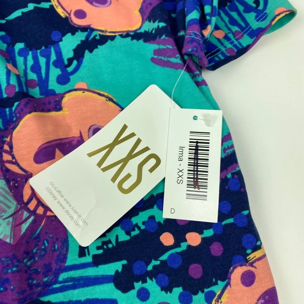 LuLaRoe Disney Minnie Mouse Irma Size XXS NWT - Image 3