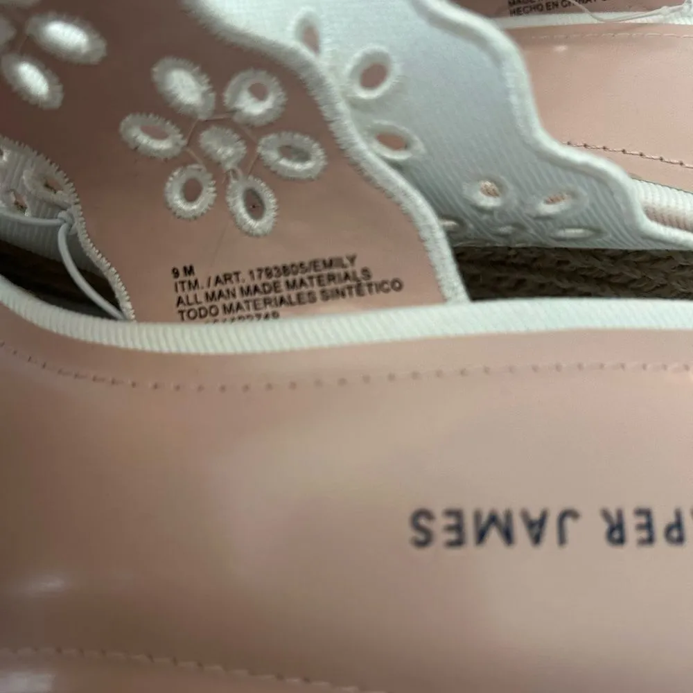 Draper James Women’s Wedge Emily, White, size 9, NWT - Image 6