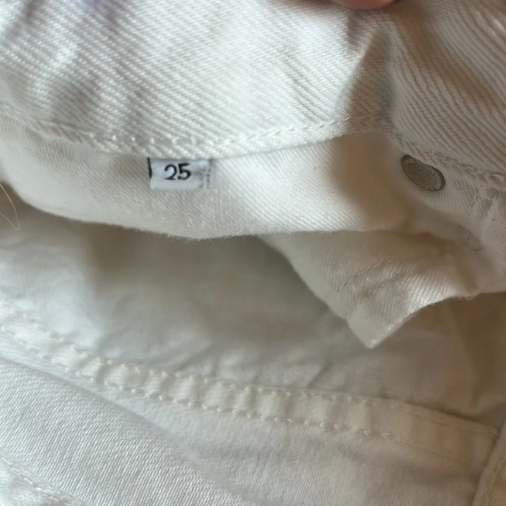 Boyish by Her White Vertigo Avery Button Fly Denim Jeans Size 25 - Image 7