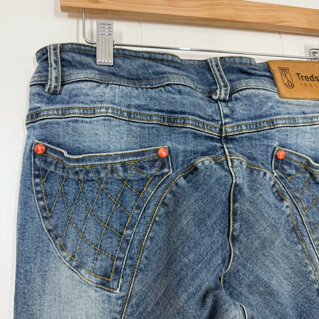 Tredstep Ireland Denim Breeches Blue Size 28 - Image 10