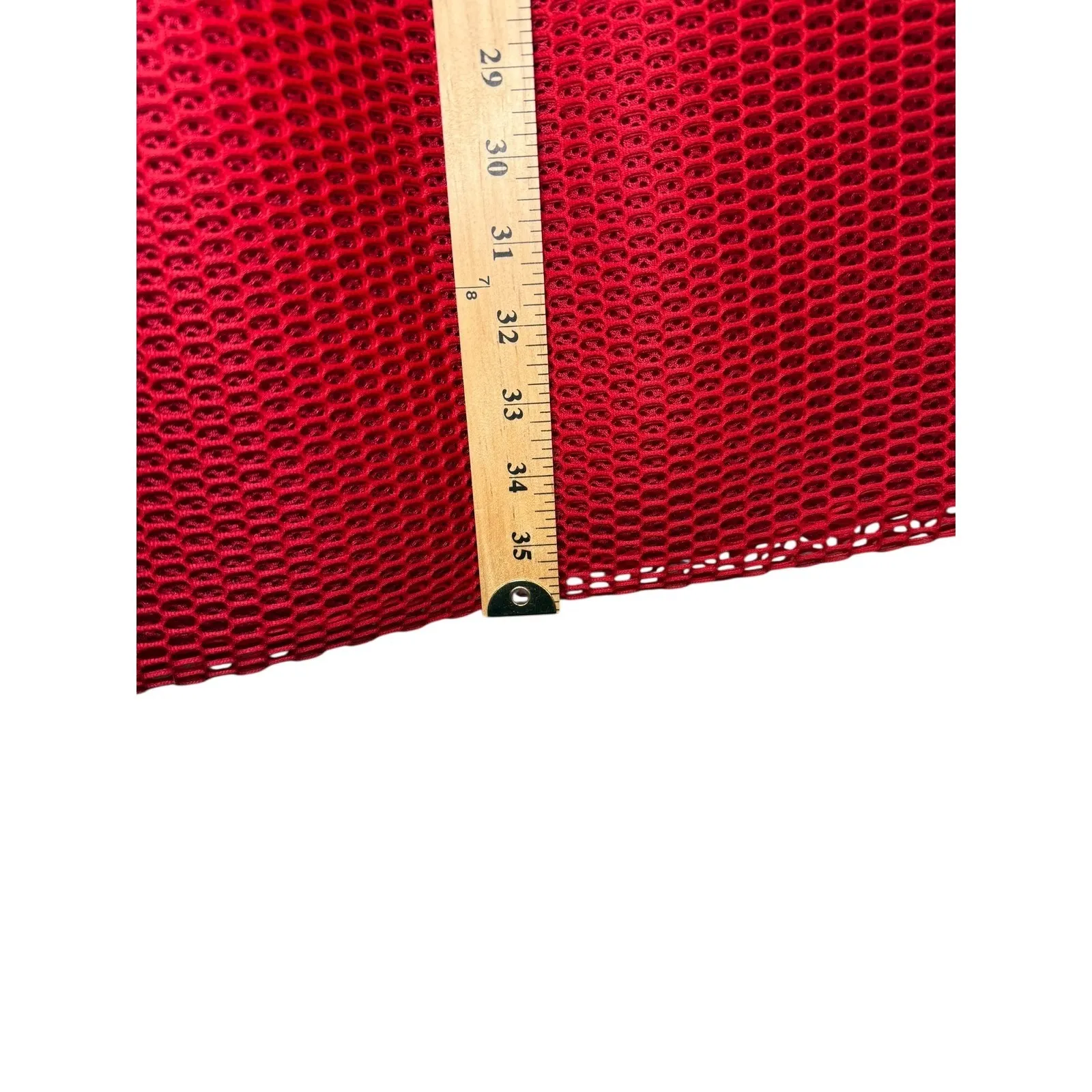 Issue New York Red V Neck Textured Flare Statement Party Cocktail Dress Medium - Image 12