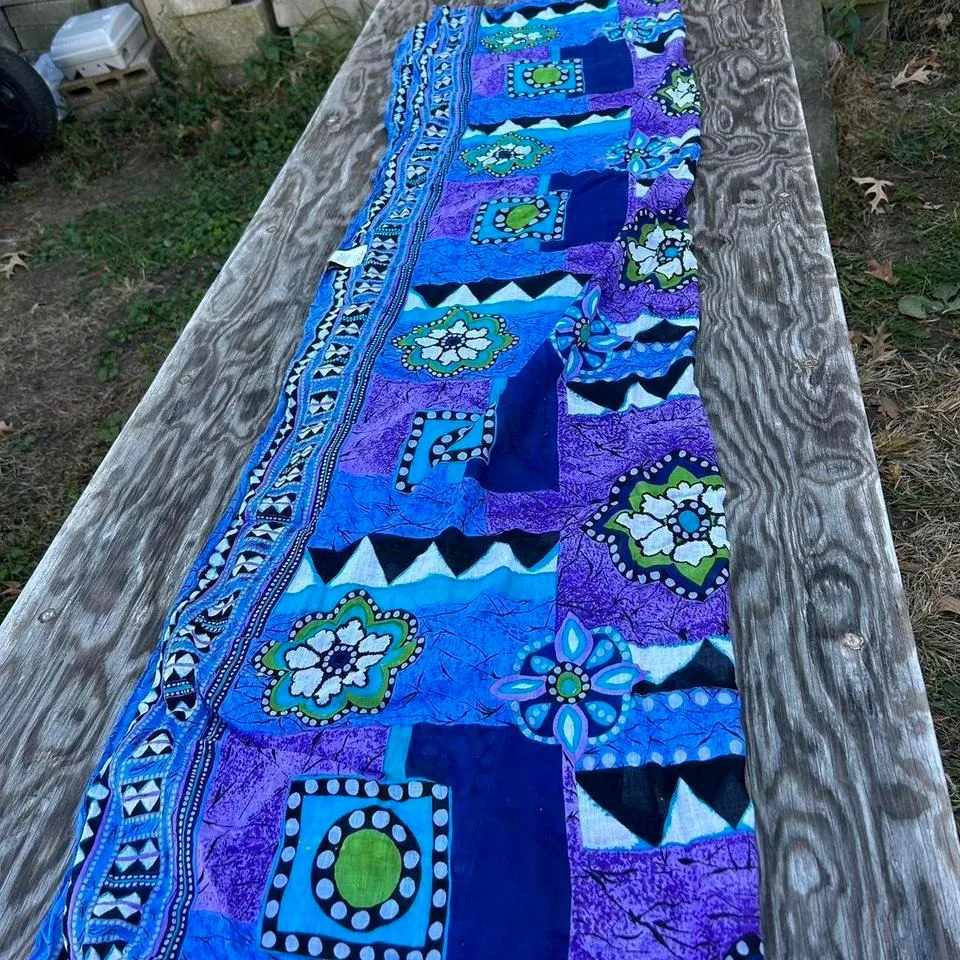 Whimsy‎ blue jantzen scarf - Image 5