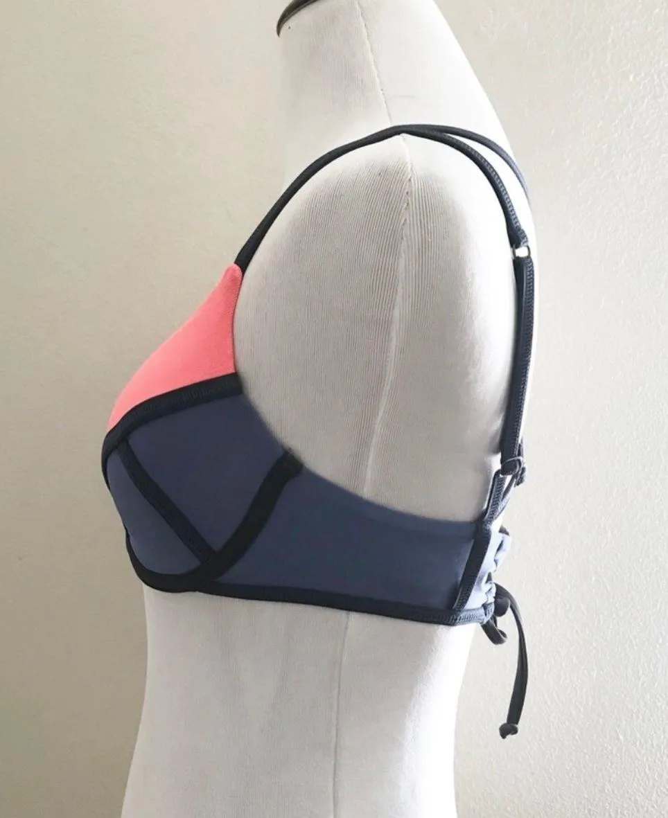 Colorblock Reversible Bikini Top Size M - Image 6