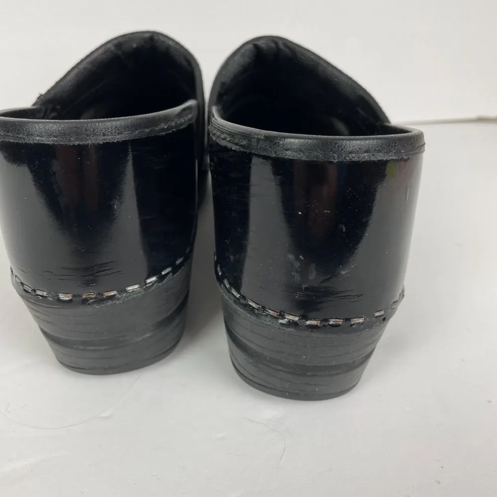Sanita Woman's EU 42 US 11Black‎ Patent Leather Professional Clog Comfortable Black Size 11 - Image 6
