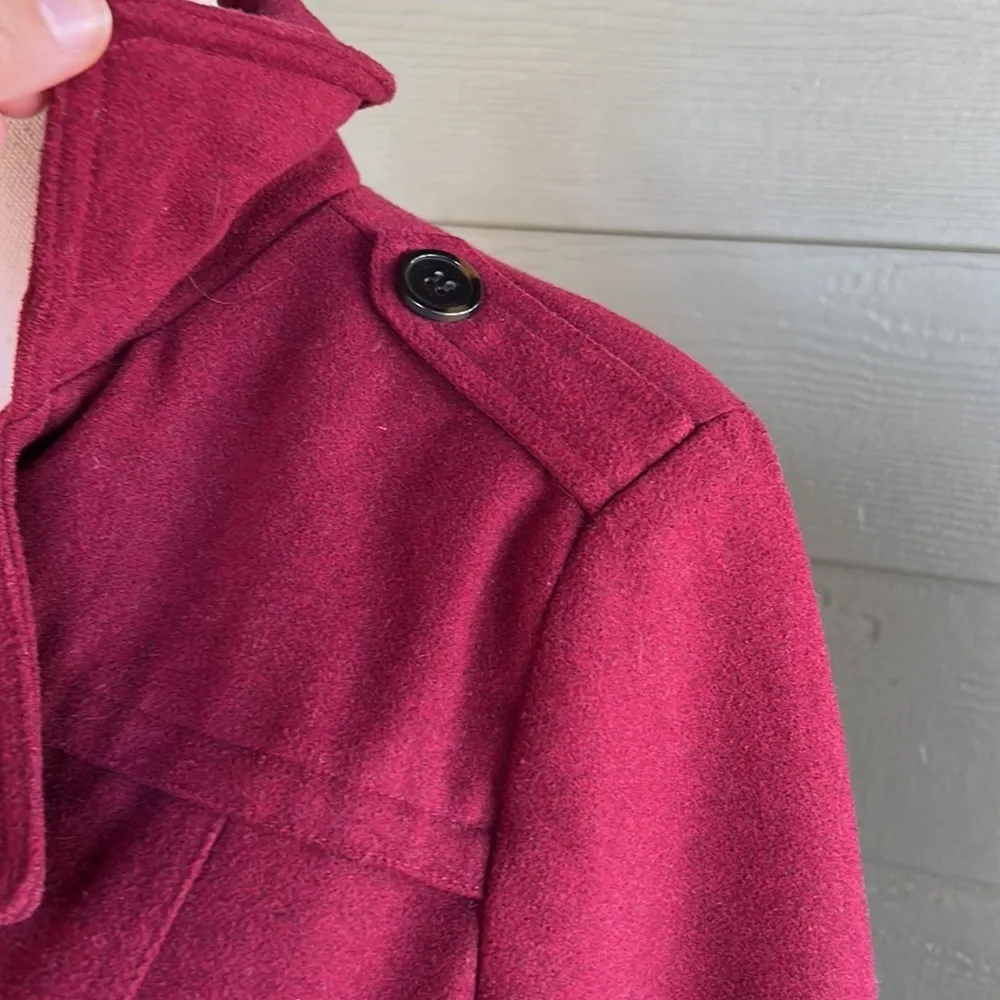 Bongo Wool Blend Pea Coat - Image 5