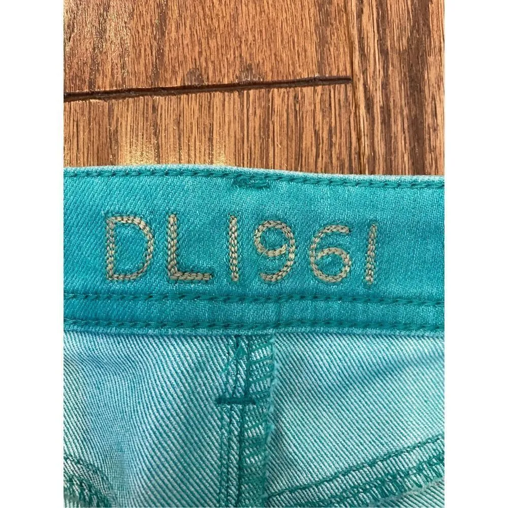 DL1961 Emma legging Jean turquoise size 26 - Image 8