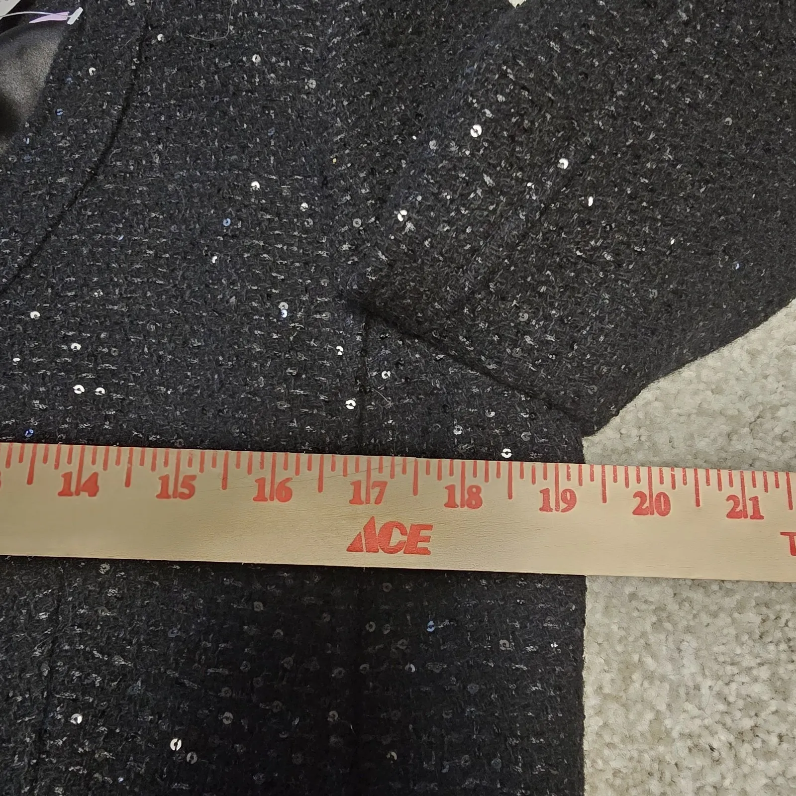 NWT J Crew Collection Sz 8‎ Black Sequined Chariot Lady Jacket Blazer BM560 - Image 8