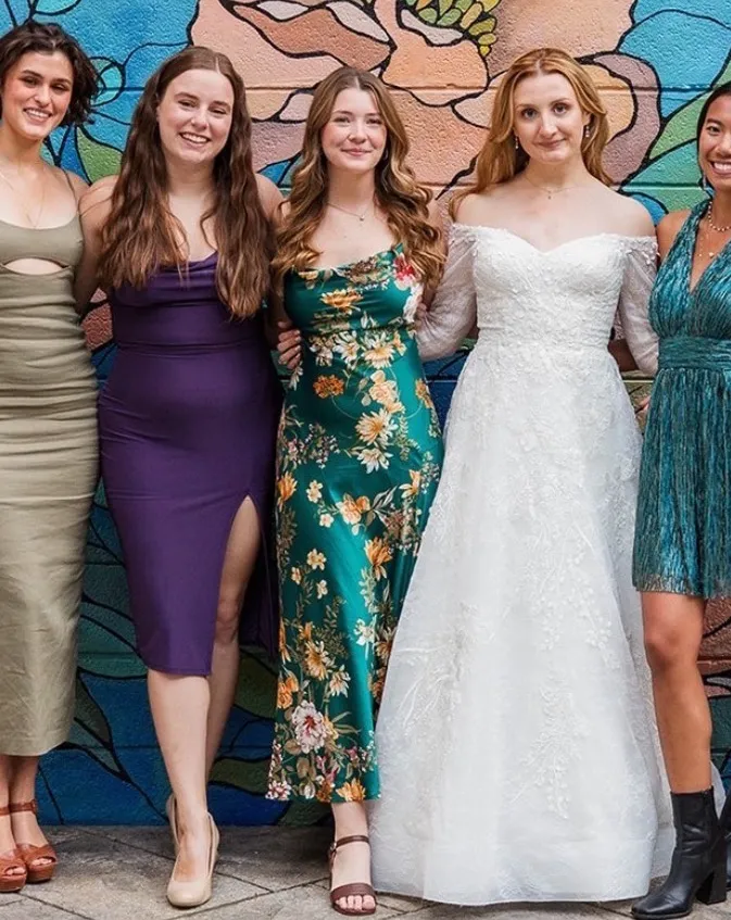 Emerald Floral Maxi Dress - Image 4