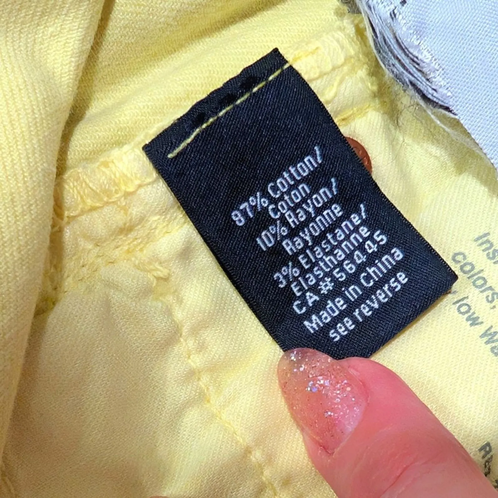 J.Crew‎ Toothpick Jeans Womens 27 Ankle Lemon Yellow Skinny Straight - Image 5