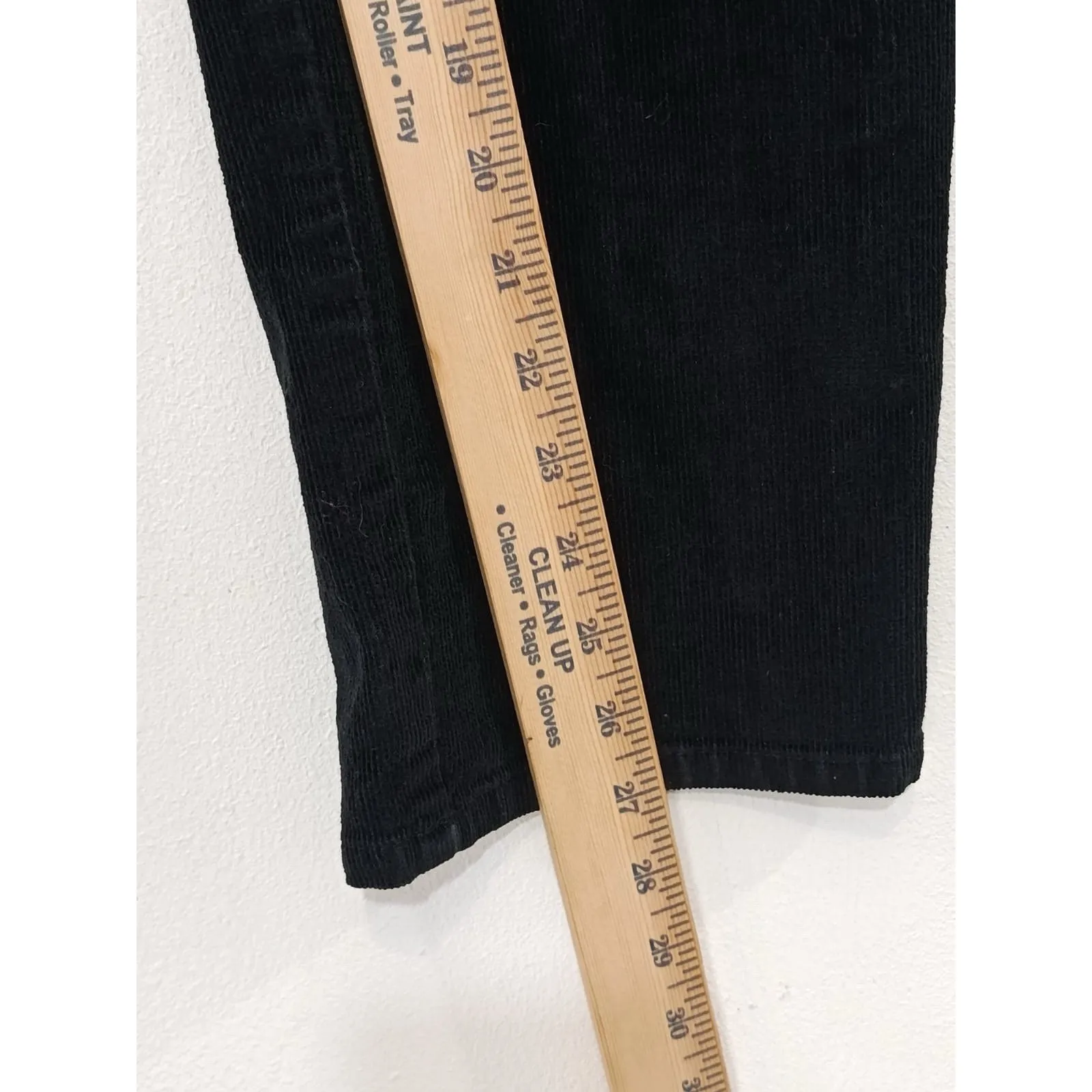 Gloria Vanderbilt Women's Corduroy Jeans Amanda Straight Leg Black Size 12 P - Image 13