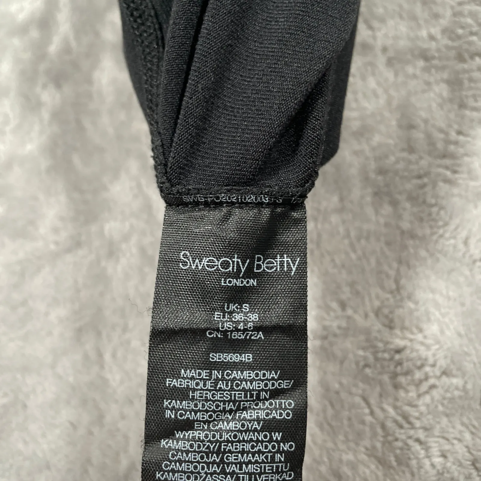 Sweaty Betty Jumpsuit Womens Small Black Athleisure Casual Lounge Cozy Minimal - Image 4