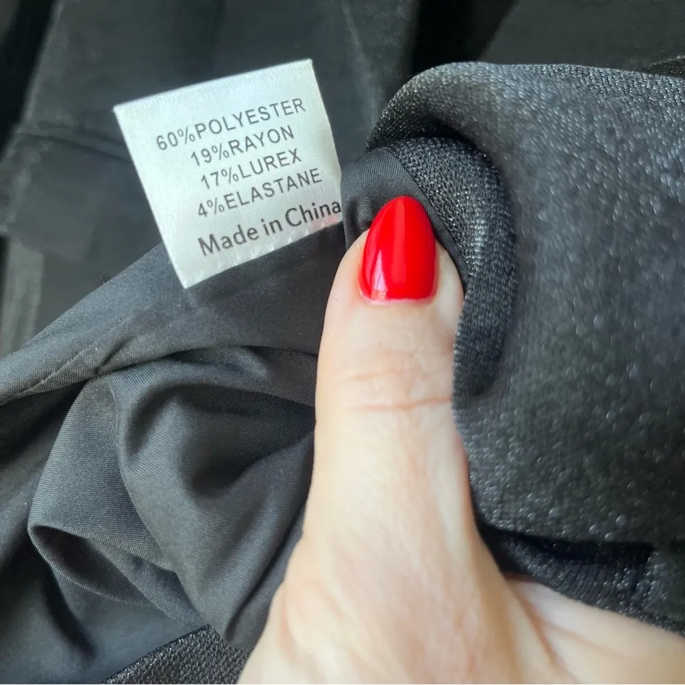 Croft Black Glitter Blazer Jacket 8 - Image 9