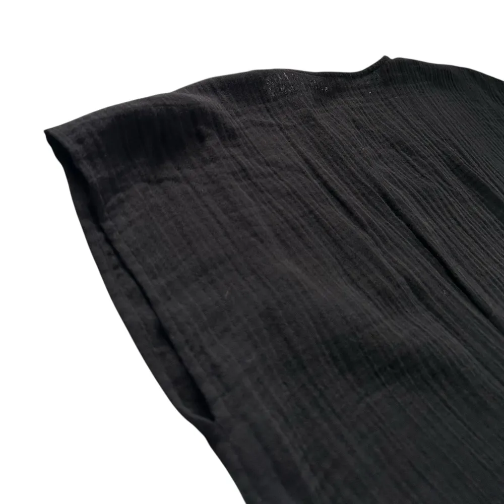 Eileen Fisher Organic Cotton Gauze V-Neck Boxy Fit Calf Length Tunic Dress M - Image 14