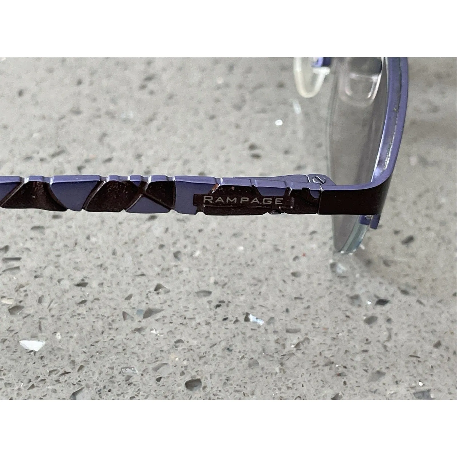 Rampage R174 BRN 51-17-135 Bronze Metal Half Rim Eyeglasses Frames ONLY - Image 11