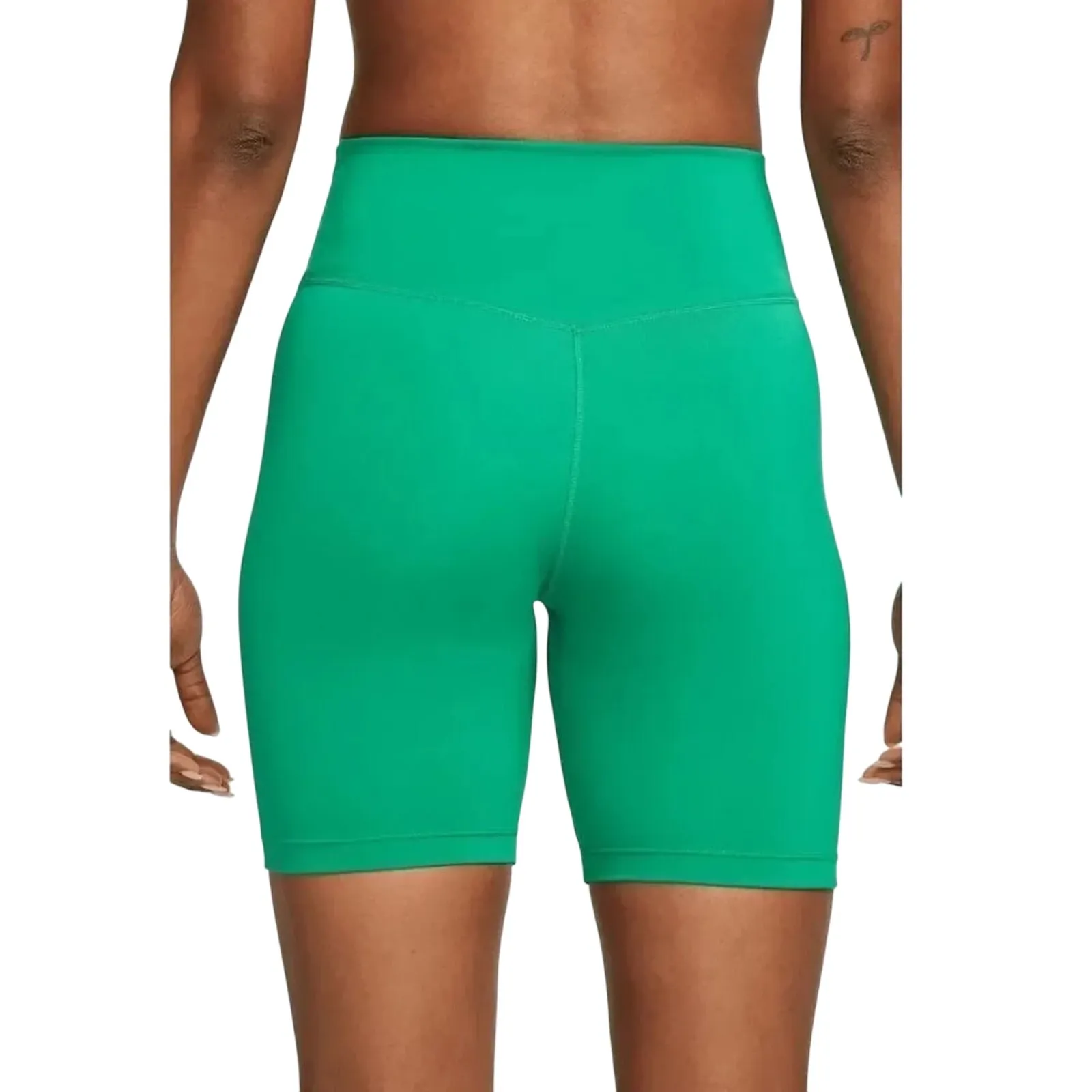 NIKE One Mid-Rise 7" Bike Shorts, Neptune Green, Size Large, New with Tag - Image 5
