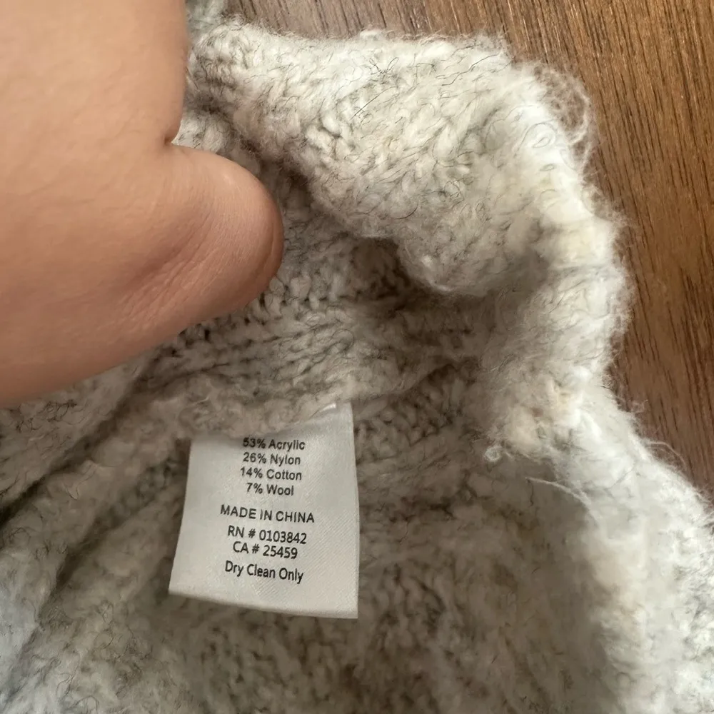 Line Pullover cable knit v - Image 8