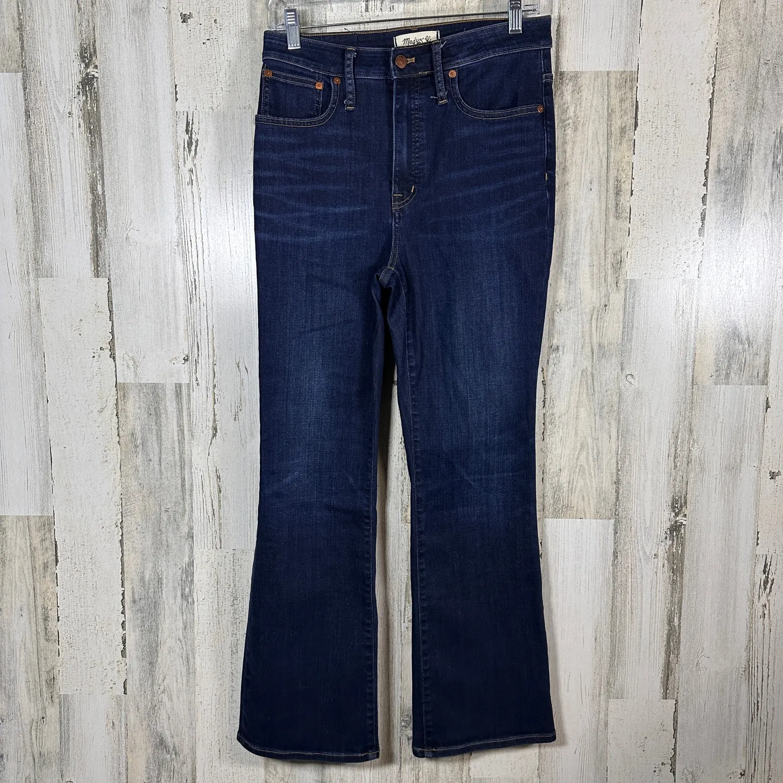 Madewell Curvy Cali Demi-Boot Jeans 27 Tall | Dark Wash | High Rise | MSRP $138 - Image 3
