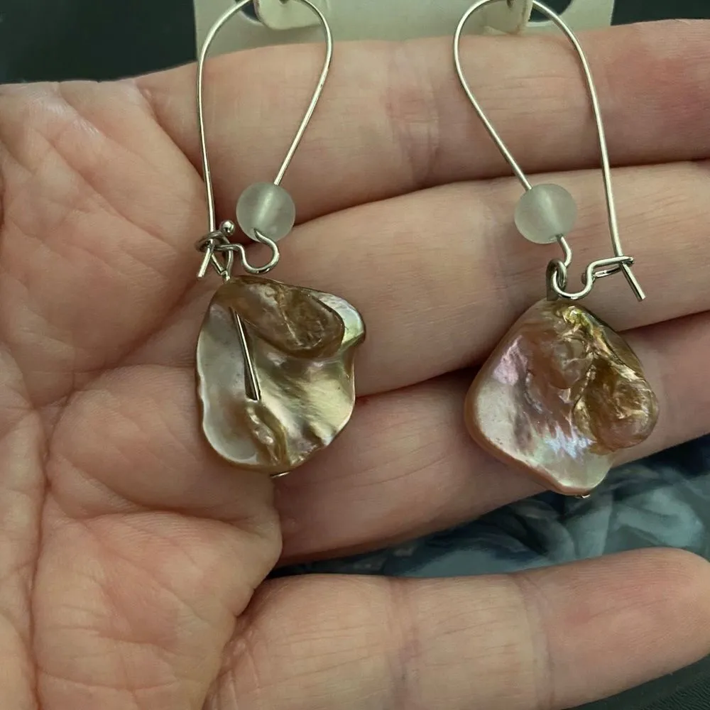 Lifestyle Studios Shell drop earrings Pink - Image 3