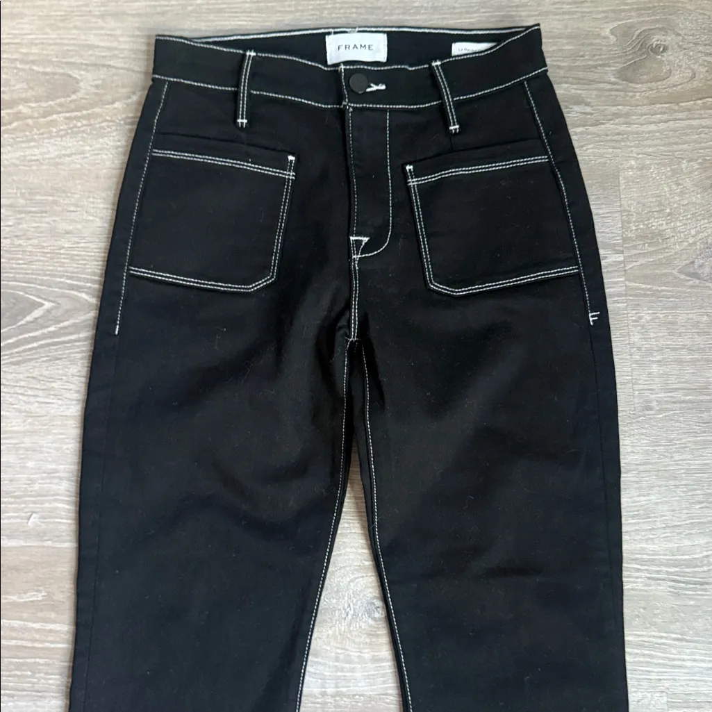 Frame Le Bardot crop flare jeans 25 - Image 6