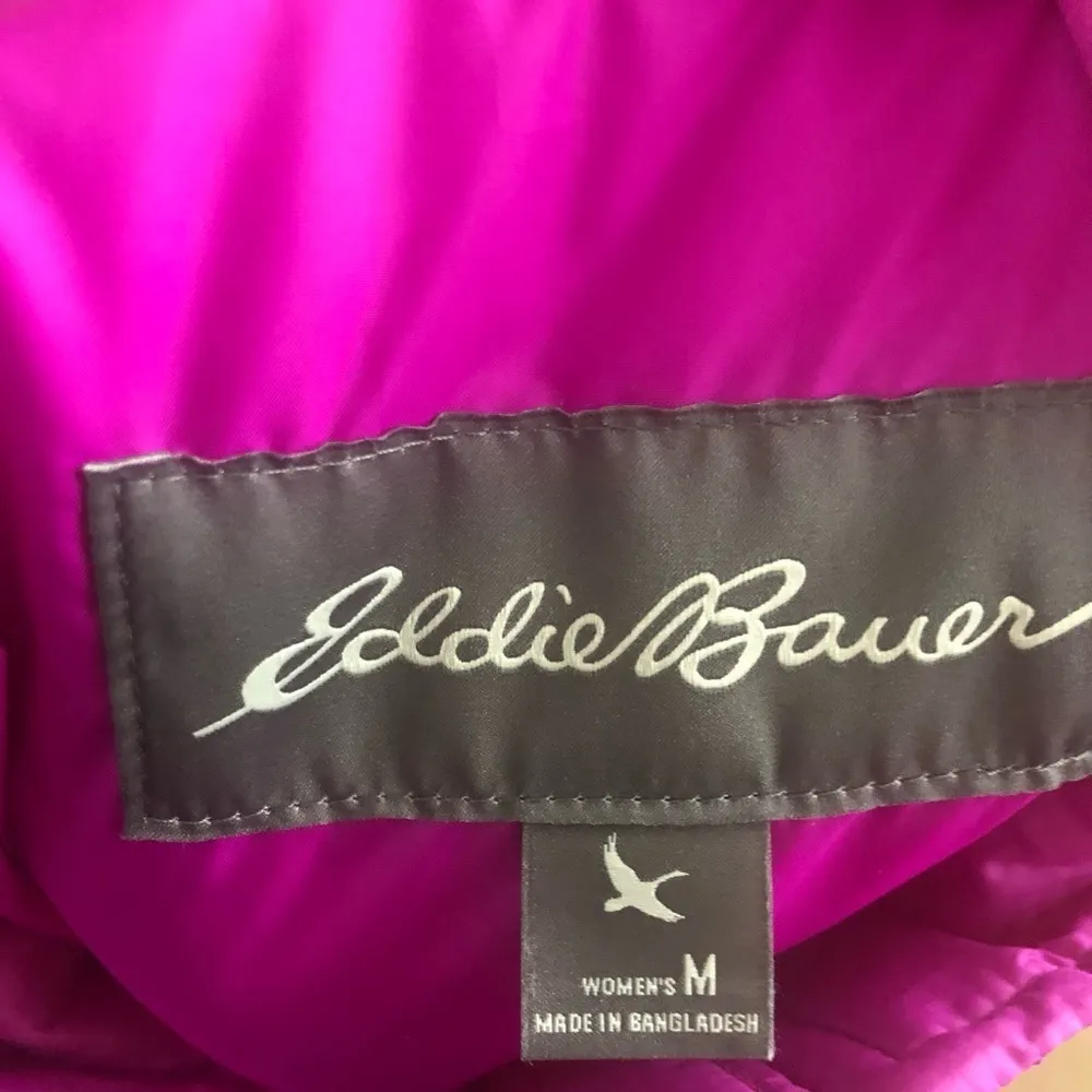 Eddie Bauer Storm Repel Fuchsia Cosmos Fell Swoop Therma Fill Vest Sz. M - Image 5