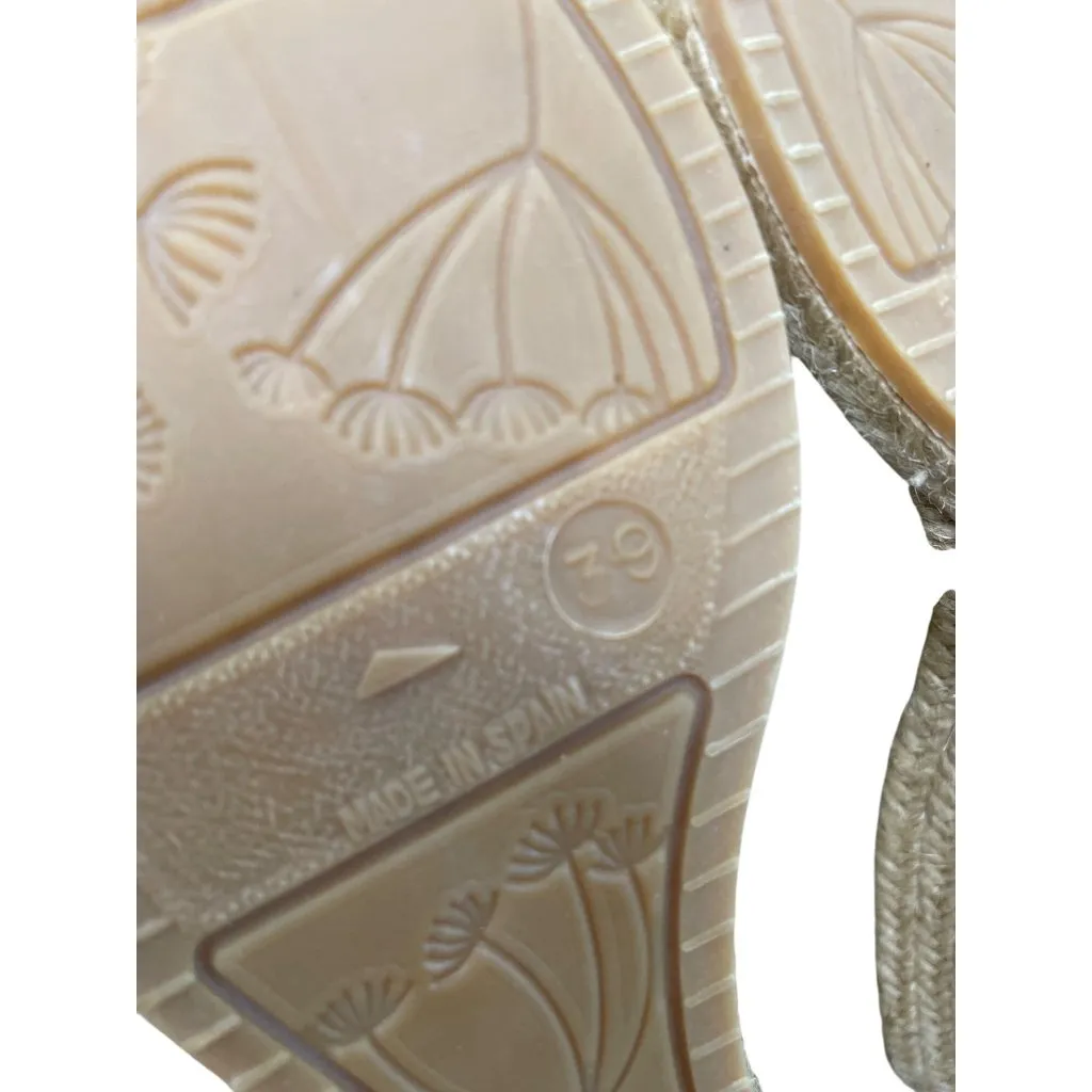 Viscata Barcelona Green Espadrille Wedge Shoes heels Size 39/8 SKU 9242 - Image 6