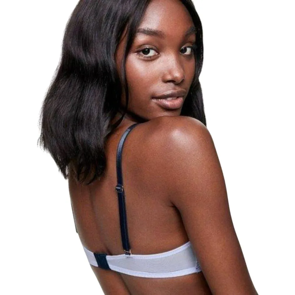 PINK Victoria Secret Date Strappy Push Up Floral Lace 32DD - Image 9