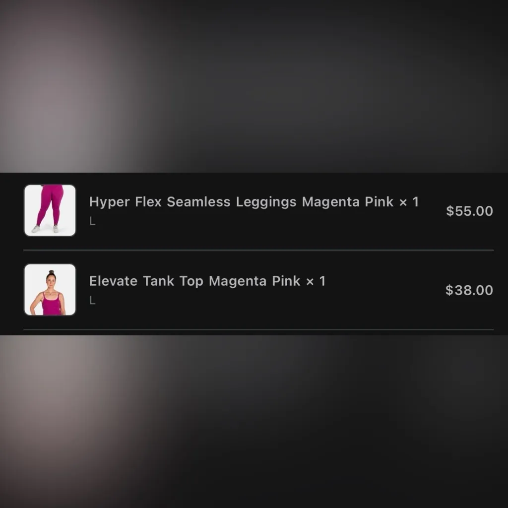 Vitae Apparel Magenta Pink Set Size M - Image 13