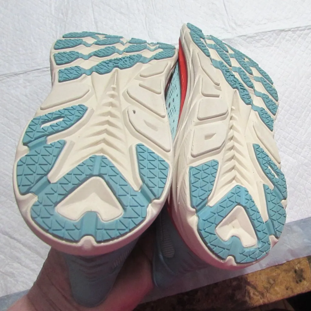 Women's HOKA ONE ONE CLIFTON 8 Blue Running Shoes Soft & Light Size 7.5 B - Image 5