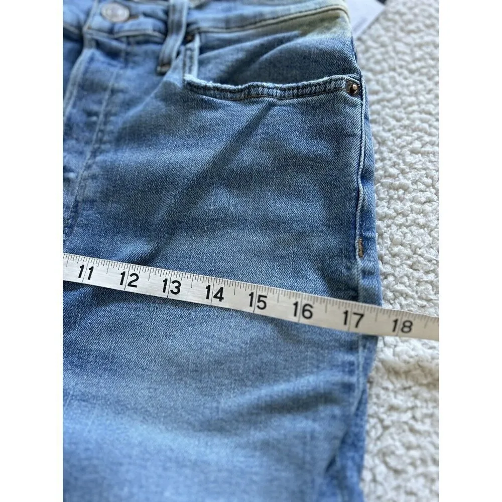 Re/Done 90's Ultra High Rise Skinny Distressed Jeans in Dawn Women's Size 29 - Image 10