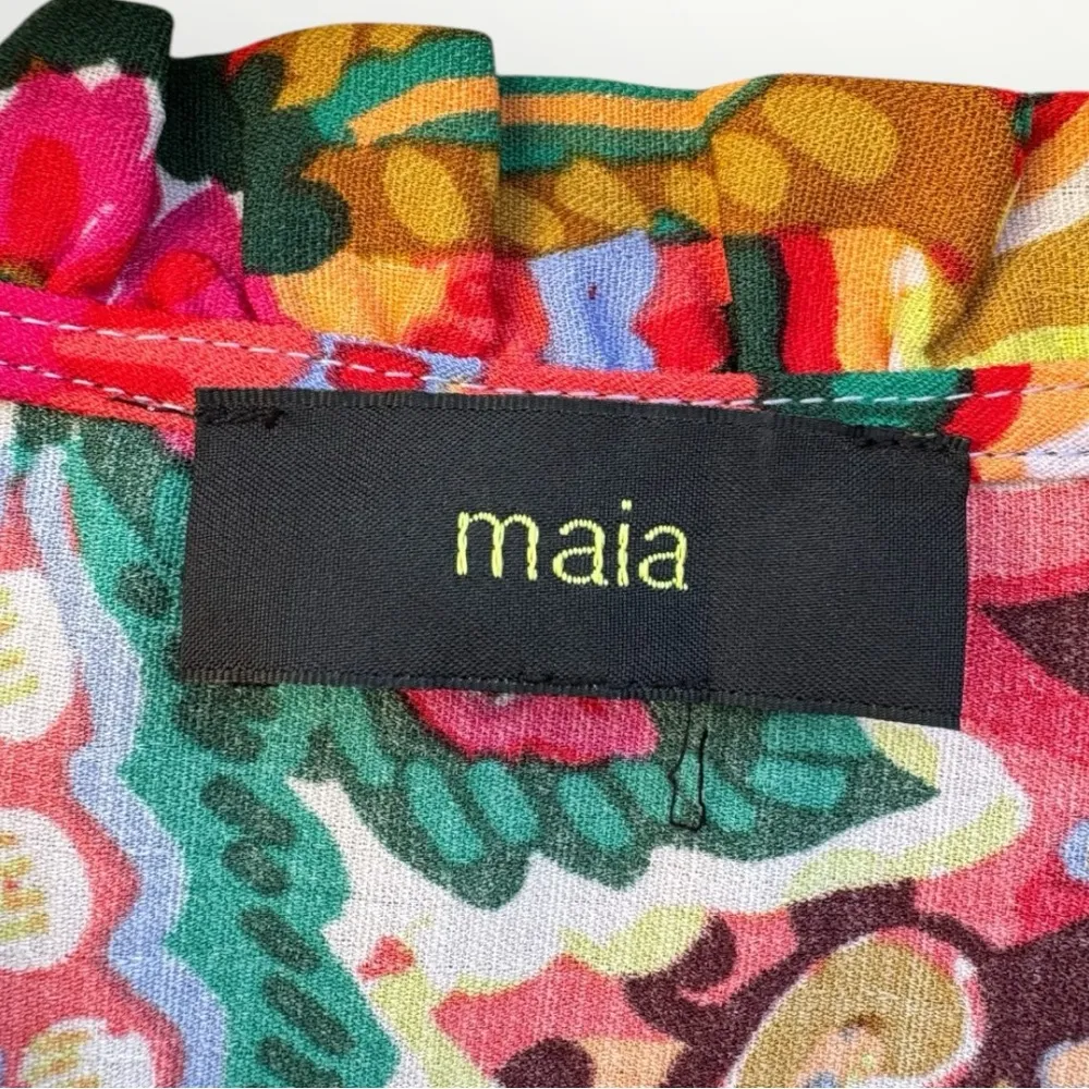 Maia Bright Floral Dress Pink Size 1X - Image 7