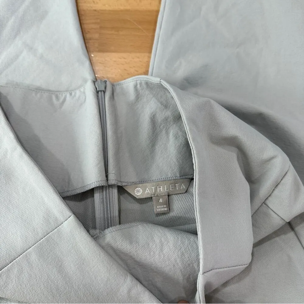 Athleta Wander Slim Straight Crop Pant Athleisure Casual Galactic Gray size 4 - Image 8