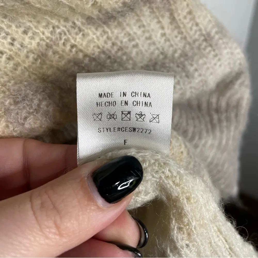 Adora wool Blend sweater size‎ medium Orange - Image 4