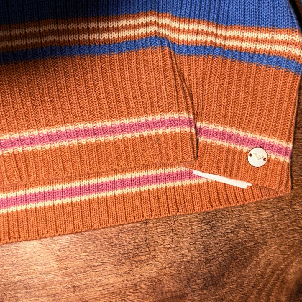 Roxy Sunshine Day long sleeve Cropped Sweater Size XL NWT - Image 4