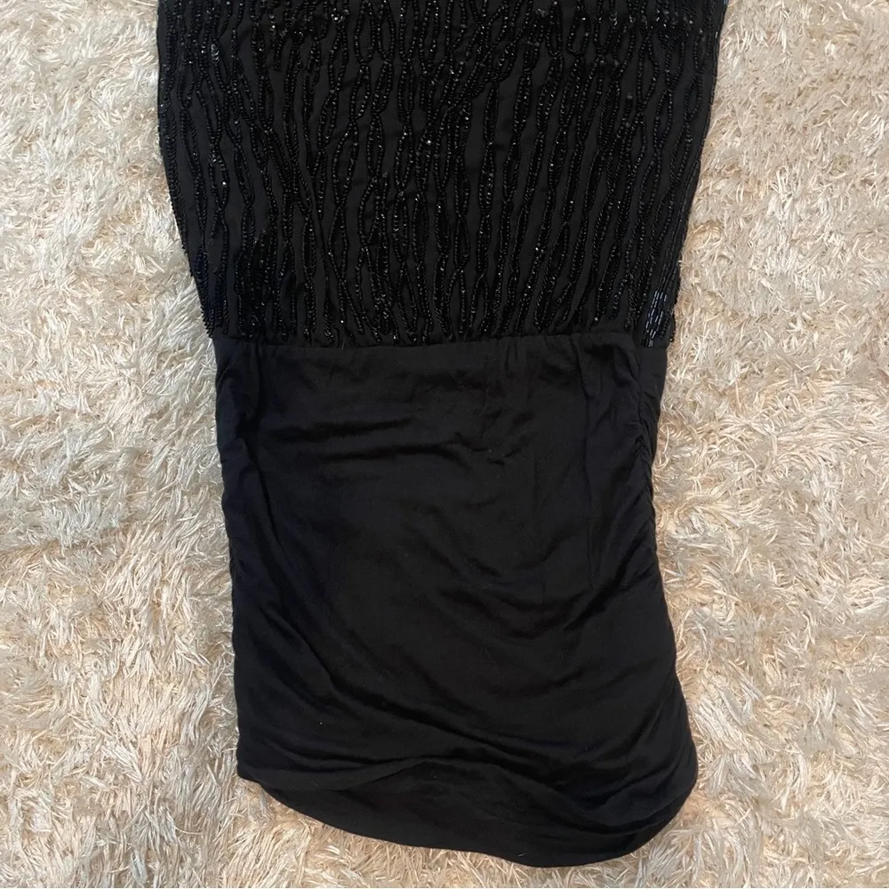 Guess Black Beaded and Sequin Dress Size Small Party Homecoming Date Night - Image 5