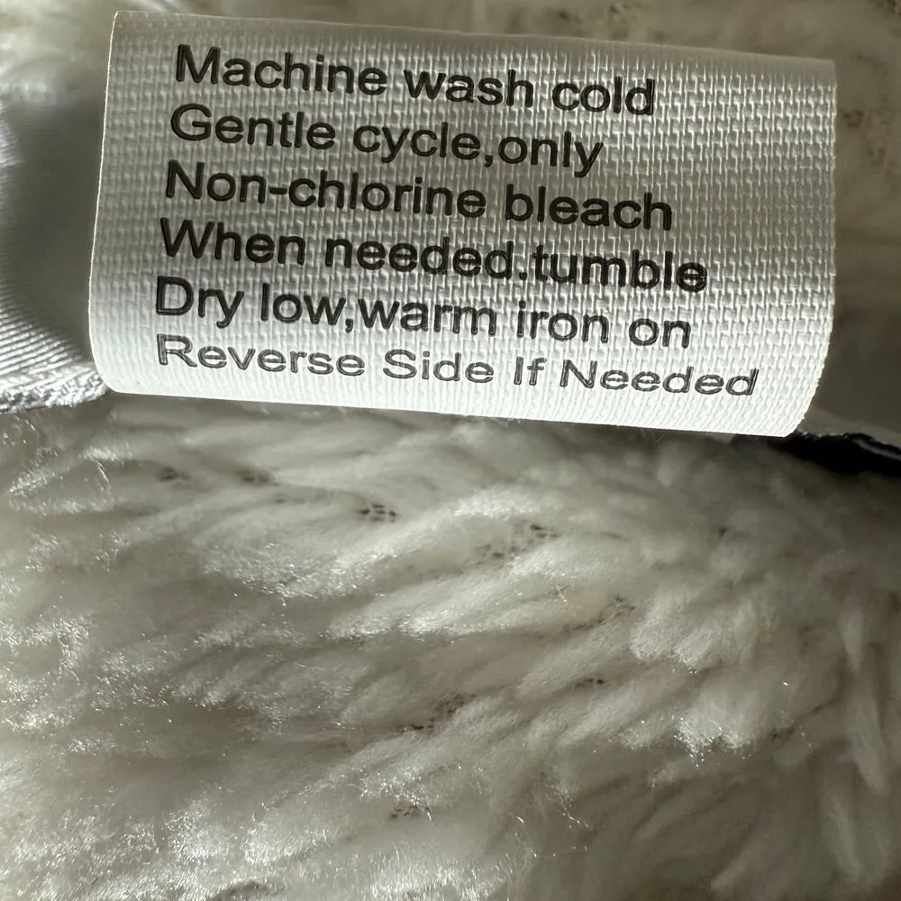 GUESS Faux Fur Pom Knit Beanie, Lined Winter Hat, OS, Pink NWOT - Image 10