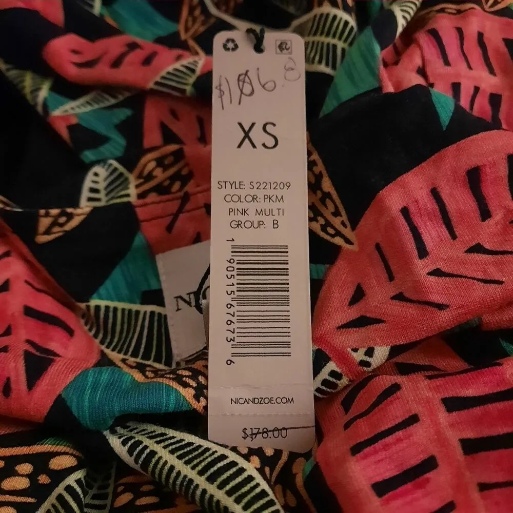 Nic+Zoe Colorful Canopy Dress Women's XS Extra Small Sleeveless Casual - Image 7