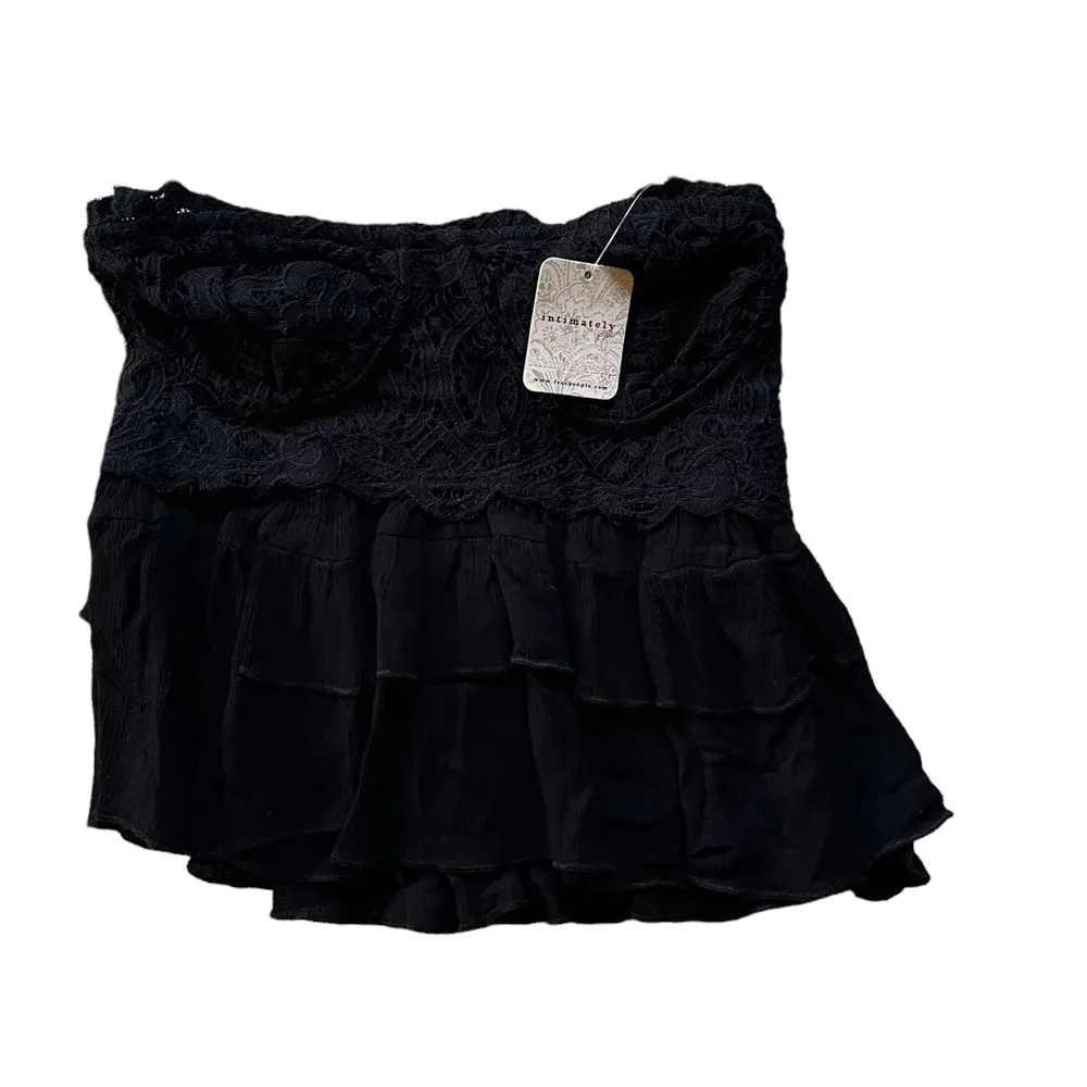 NWT Free People Adella Corset Cami BLACK SMALL - Image 7