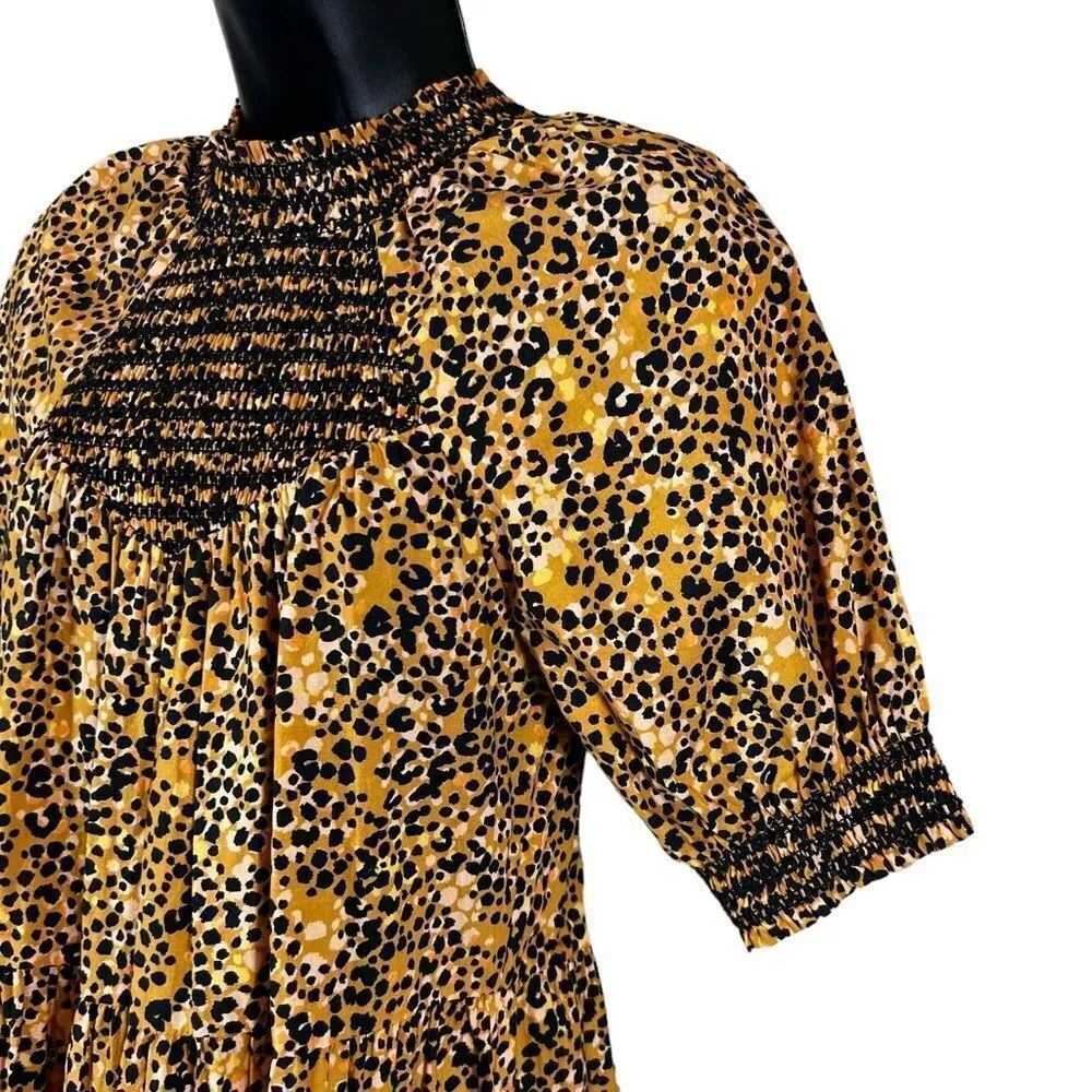 Saylor  Kirstin Tiered Leopard Print Maxi Dress - Image 5