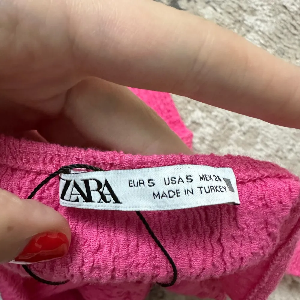 Zara Pink Top Size Small - Image 3