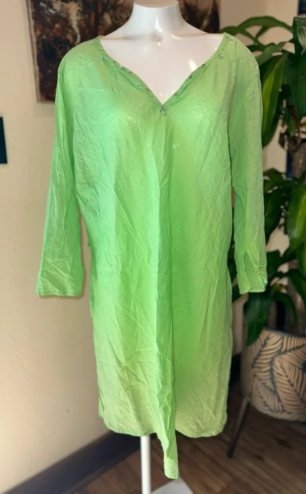 Ashley Stewart Pistachio Long Sleeve Shirt XXL - Image 1