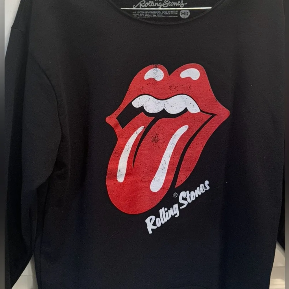 Women's The Rolling Stones Graphic - Black Sweatshirt Size M - Image 2