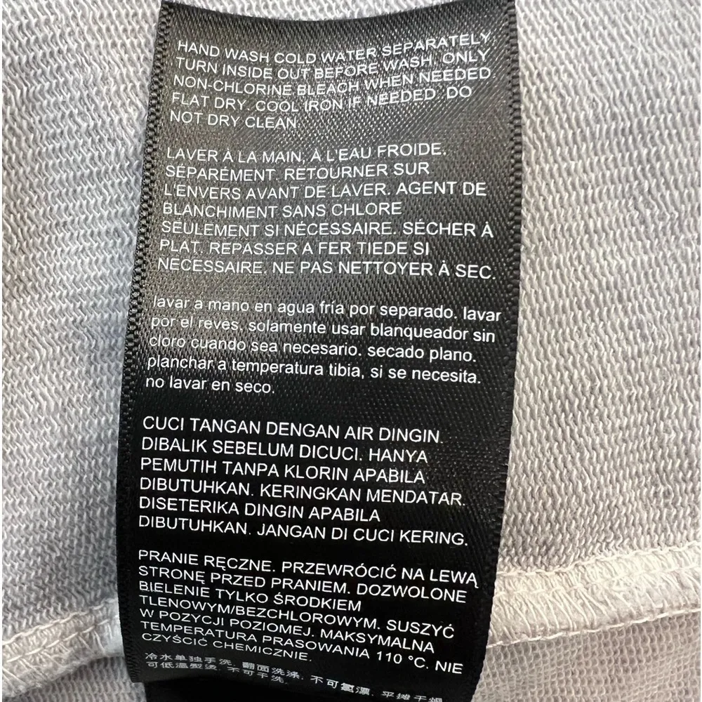 Bebe Hana Metallic Dip Dyed Hoodie Dress, Black/Gray, size XS NWT - Image 12