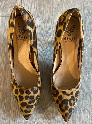 Beast Fashion Leopard Print Pumps - Image 3