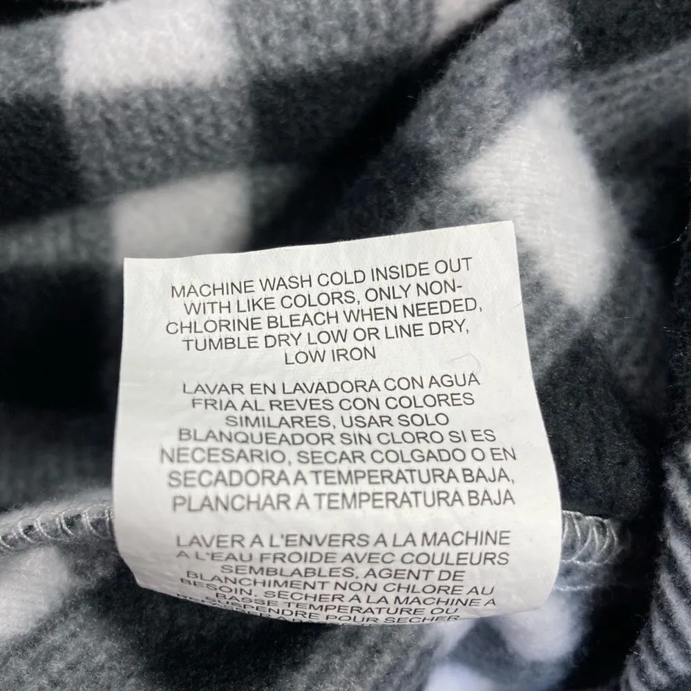 RIDERS‎ by LEE, Women’s Flannel Shirt, Size XXL/XXG/TTG, Black & White checked - Image 5