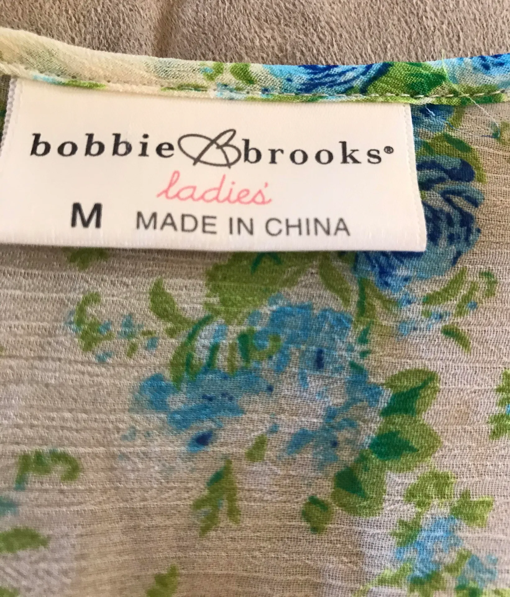 Bobbie  Blue Green Sheer top - Image 6