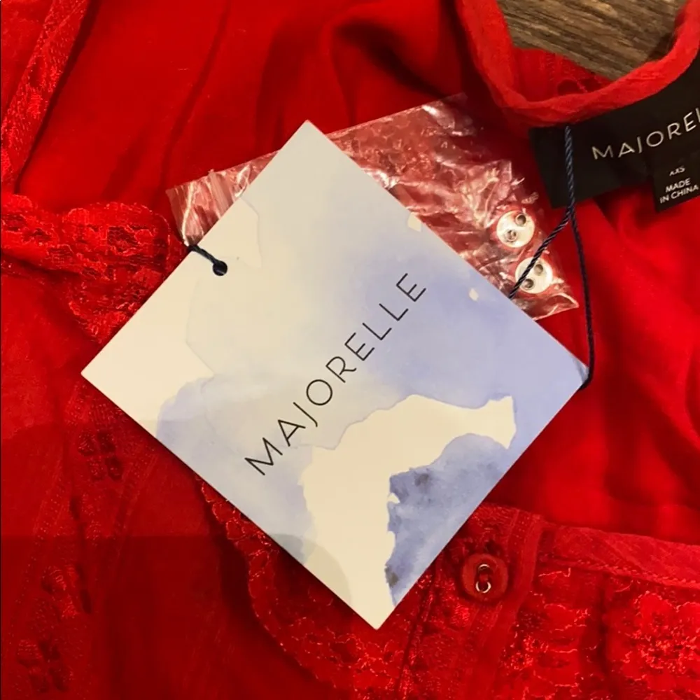 Chrisalee Mini Dress in Red - Image 4