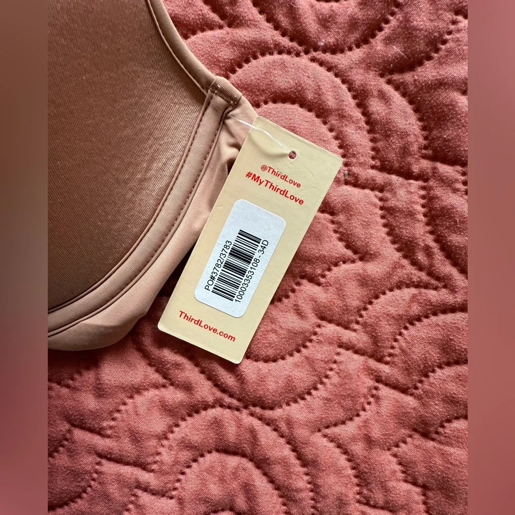 NWT Thirdlove 24/7 Classic T-Shirt Bra 34D - Image 5